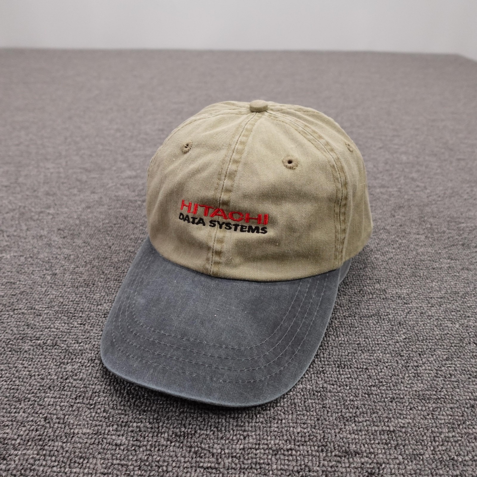 Hitachi Hat Cap Strap Back Mens One Size Beige Hitachi Data Systems